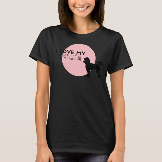 Camiseta Me encanta mi rosa cangrejo (Anverso)