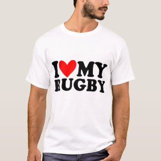 Camiseta me encanta mi rugby