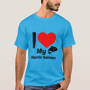 Camiseta Me encanta mi salmón atlántico