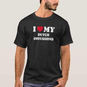 Camiseta Me encanta mi Smoushond Hollandse Smoushond holand