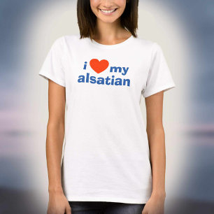 Camiseta Me encanta mi sudadera con capucha de pastor alemá