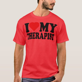 Camiseta Me Encanta Mi Terapia Corazón Mi Terapia Hirt