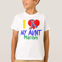 Me Encanta Mi Tía Autism Awareness Kids