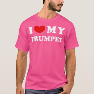 Camiseta Me Encanta Mi Trumpeta Corazón Mi Trumpeta