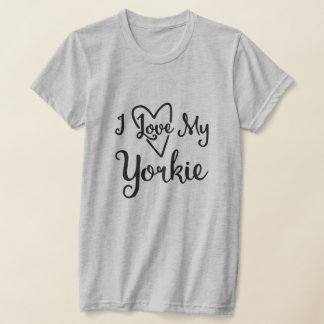 Camiseta Me encanta mi Yorkie