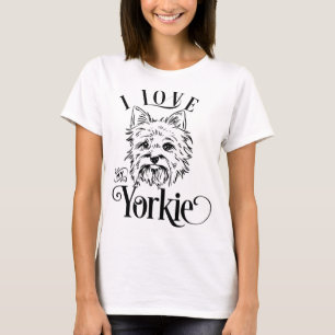 Camiseta Me encanta mi Yorkie