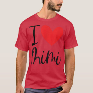 Camiseta Me encanta Mimi Nombre Chica Personalizada Mujer B