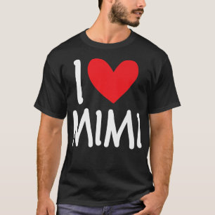 Camiseta Me encanta Mimi Nombre Chica Personalizada Mujer B