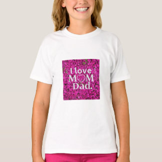 Camiseta ME ENCANTA MOM DAD T shirt trending