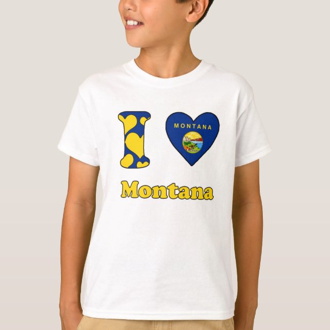 Camiseta Me encanta Montana (Anverso)
