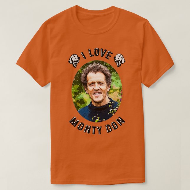 CAMISETA ME ENCANTA MONTY DON GARDENER  (Diseño del anverso)