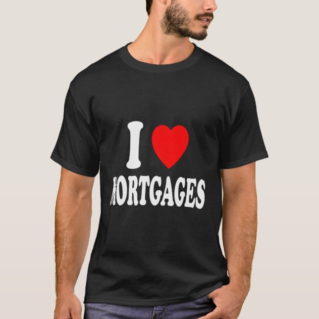 Camiseta Me Encanta Mortes Inmobiliaria Préstamo Subescrito (Anverso)