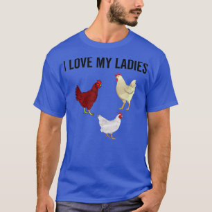 Camiseta Me Encanta Mucho A Mis Damas Las Graciosas Gallina