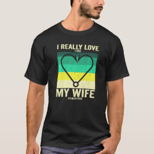 Camiseta Me Encanta Mucho Que Mi Esposa Me Permita Ir A Pes