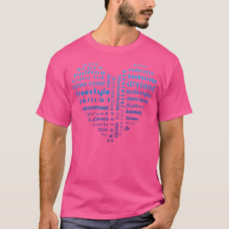 Camiseta Me Encanta Nadar Con El Corazón