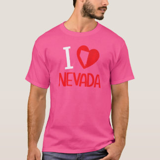 Camiseta Me Encanta Nevada Estados Unidos Viaja Nevada Car