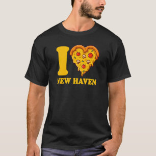 Camiseta Me Encanta New Haven Connecticut Pizza I Heart New