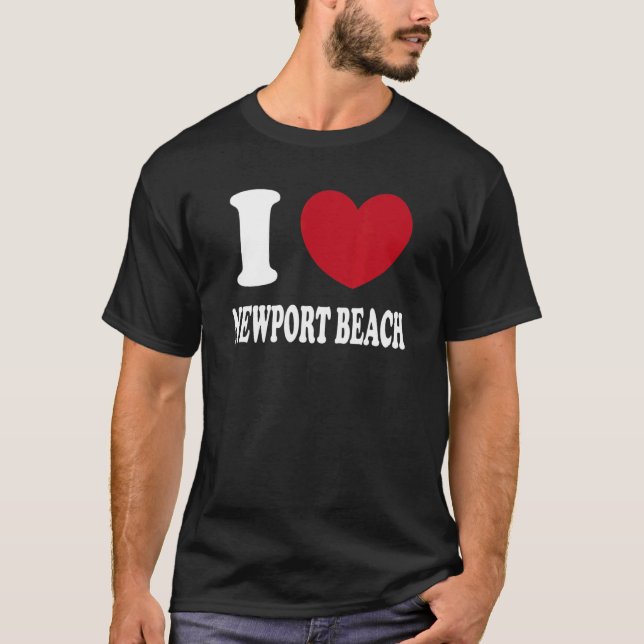 Camiseta Me encanta Newport Beach (Anverso)