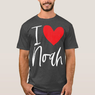 Camiseta Me Encanta Noah Name Personalized Boy Man BFF Frie