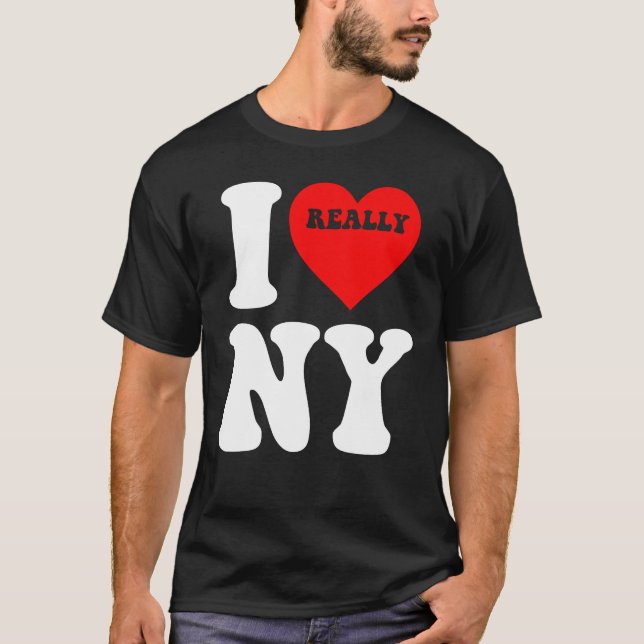 Camiseta me encanta nueva york (Anverso)