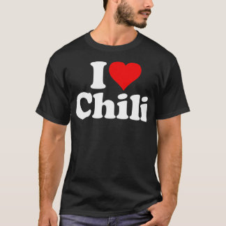 CAMISETA ME ENCANTA OÍR CHILI CHILI CON CARNE