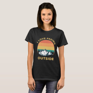 Camiseta Me Encanta Orinar Fuera, Camiseta Diverti