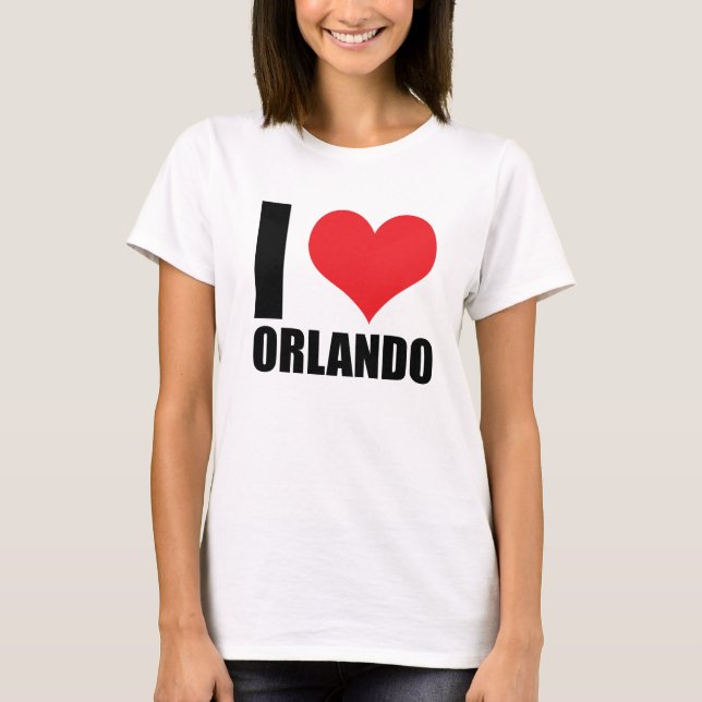 Camiseta Me encanta Orlando (Anverso)