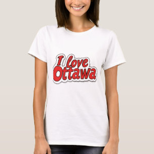 Camiseta Me encanta Ottawa Gráfico