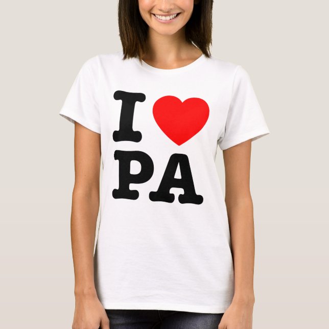 Camiseta ME ENCANTA PA Pennsylvania (Anverso)