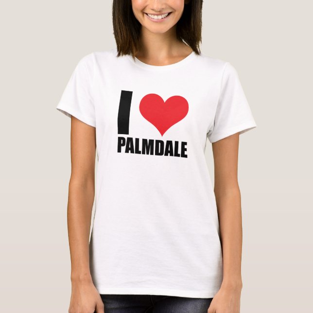 Camiseta Me encanta Palmdale (Anverso)