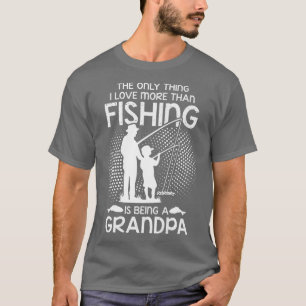 Camiseta Me encanta pescar al abuelo especial 