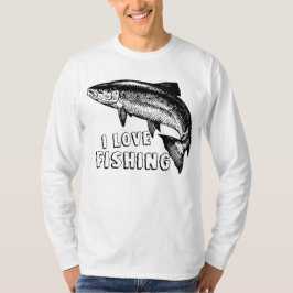 Camiseta Me encanta pescar peces grandes