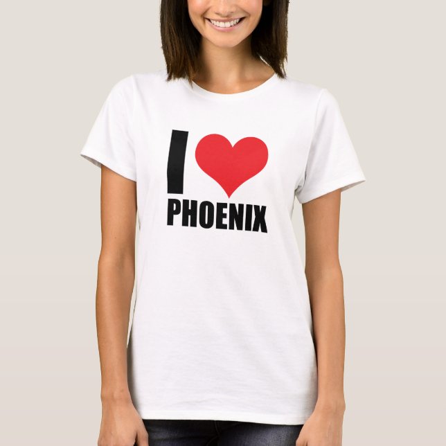 Camiseta Me encanta Phoenix (Anverso)