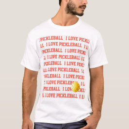Camiseta ME ENCANTA PICKLEBALL Sports Yellow Naranja Ball N
