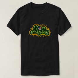 Camiseta ME ENCANTA PICKLEBALL USA Design, Pickleball