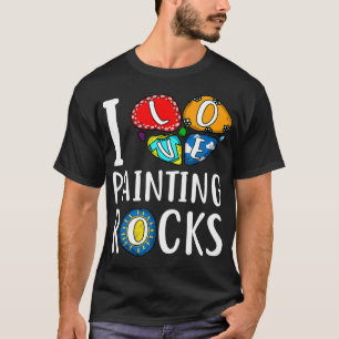 Camiseta Me encanta pintar piedras regalar Guay Painter Men