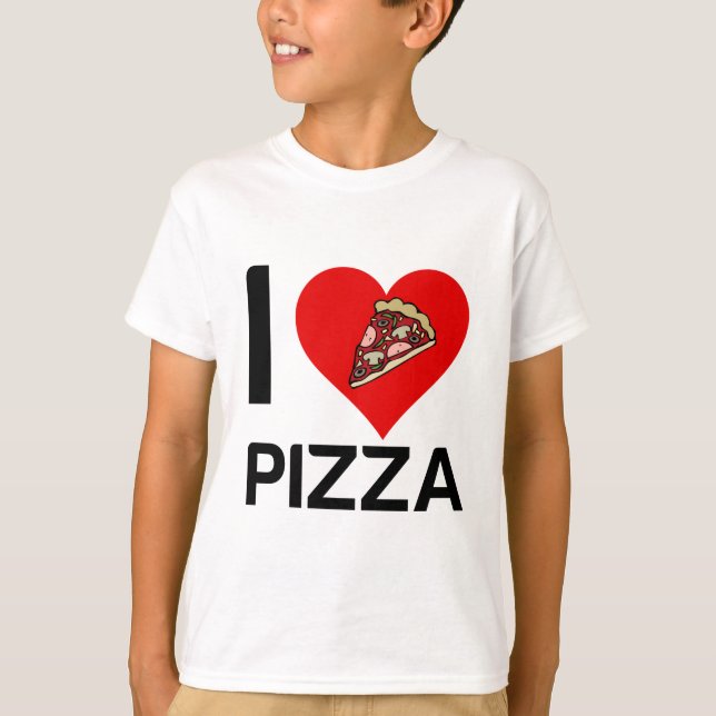 CAMISETA ME ENCANTA PIZZA (Anverso)