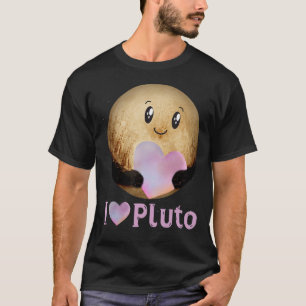 Camiseta Me encanta Pluto Heart Cute Planet Space Science A