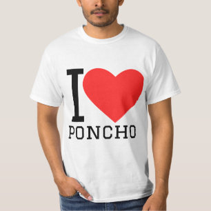 Camiseta Me encanta poncho