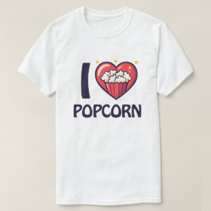 Camiseta Me encanta Popcorn