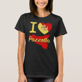 Camiseta Me Encanta Pozzallo (I Sicilian Heart Pozzallo)
