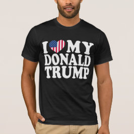Camiseta Me encanta que Donald Trump sea presidente en 2024