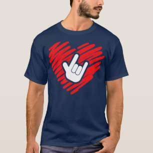 Camiseta Me encanta que firmes un regalo sordo y sordo para