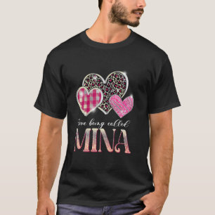 Camiseta Me encanta que me llamen Mina Día de la Madre Mamá