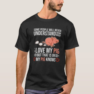 Camiseta Me Encanta Que Mis Cerdos Son Mi Espíritu Animales