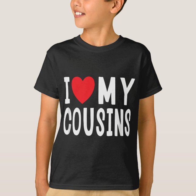 Camiseta Me encanta que mis primos celebren la reunión fami (Anverso)