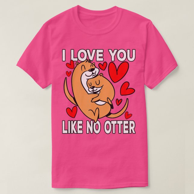 Camiseta Me encanta que no te guste más el Otter marino (Diseño del anverso)