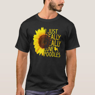 Camiseta Me Encanta Realmente El Cachorro De Las Mujeres Lo