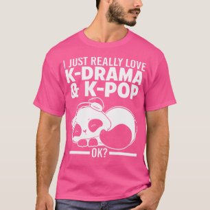 Camiseta Me Encanta Realmente K-Drama K-Pop Ok K-Pop