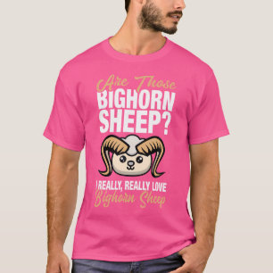 Camiseta Me Encanta Realmente La Oveja Bighorn.